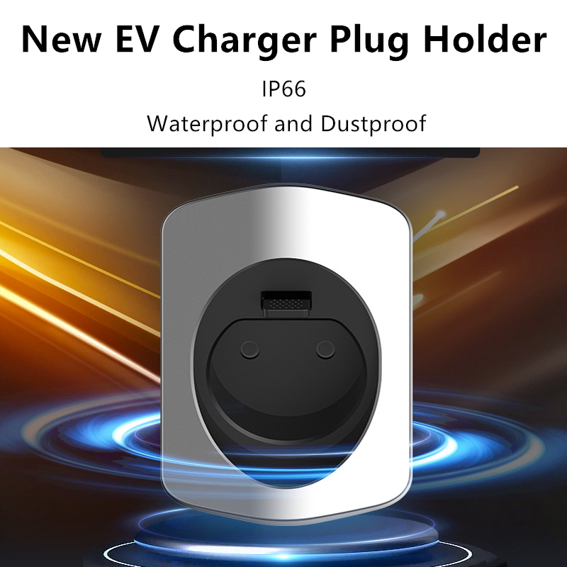 EV 充電器プラグ ホルダー IEC62196-2 充電ケーブル オーガナイザー プラグ スタンド EVSE ウォールボックス タイプ 2 J1772 GBT のサポート