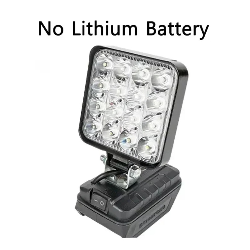 ポータブルコードレス LED フラッドライトマキタ 18V バッテリー 3 輝度モードキャンプハイキング緊急車修理ワークショップ使用