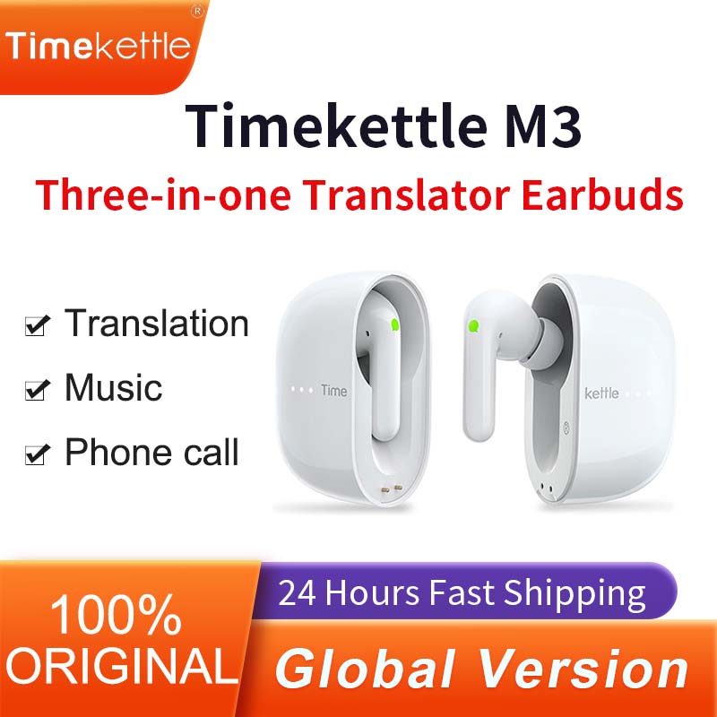 TimeKettle M3 言語同時翻訳ヘッドセット ビジネス通訳イヤホン 旅行音声翻訳イヤホン