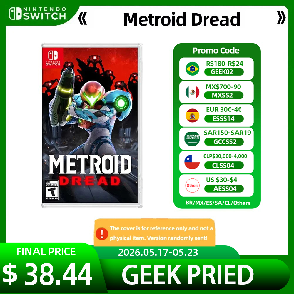 Metroid Dread Nintendo Switch ゲームセール 100% 公式オリジナル物理ゲームカード アクション アドベンチャー ジャンル Switch OLED Lite 用