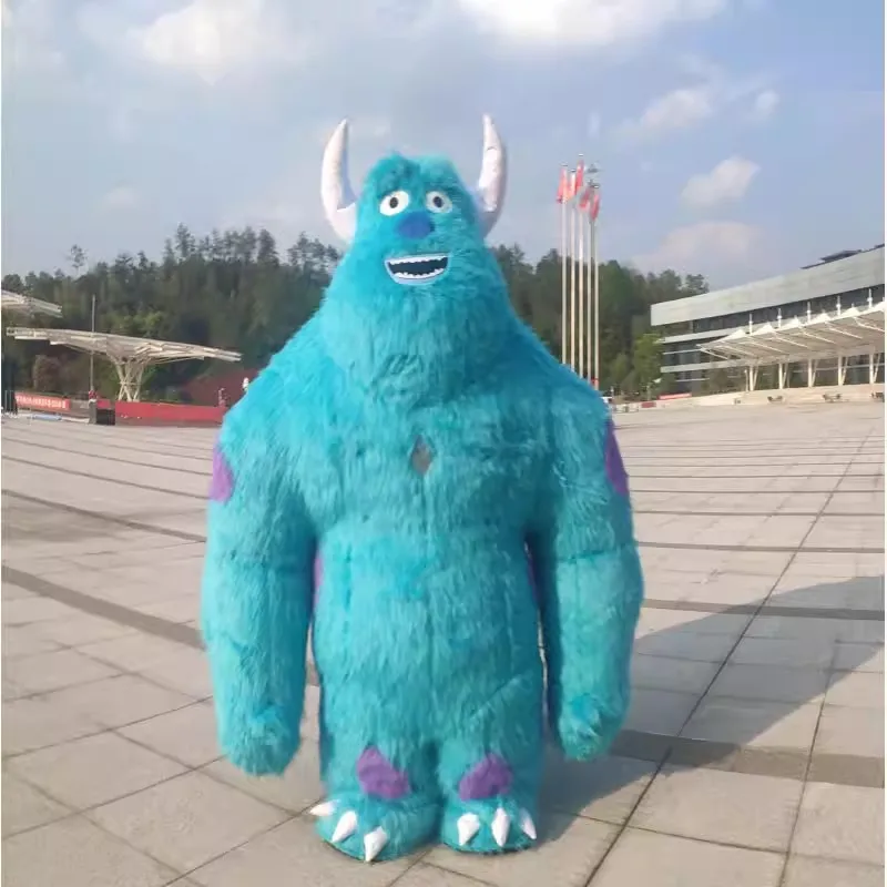 260 センチメートル巨大なインフレータブル悪モンスターサリバンマスコット漫画のキャラクターぬいぐるみマスコットコスプレ仮装パーティー広告パーティー小道具