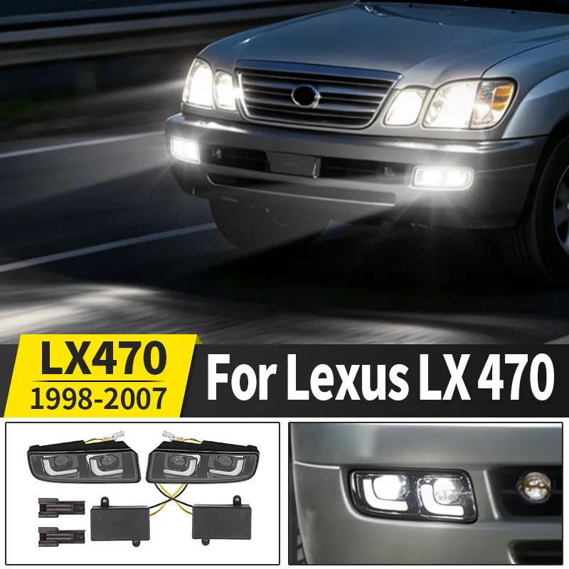 1998 2007 レクサス LX470 フロントフォグランプ視認性の向上防水交換自動照明車の外装アクセサリー