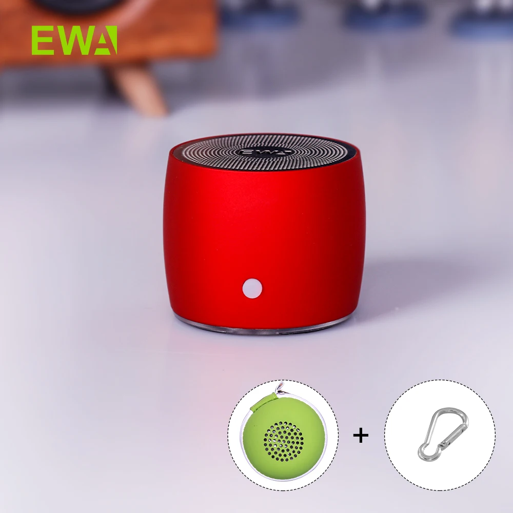 EWA A103 ミニ Bluetooth スピーカードイツ低音スピーカー屋外/屋内キャンプ/自転車/ラヴェル金属ボックス大音量