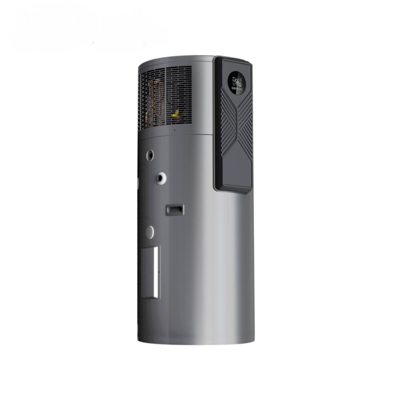 1 つの空気源ヒートポンプ給湯器 OEM 工場 R290 国内オールブラックメタル CE 自立無料スペアパーツ 2 年 GMCC