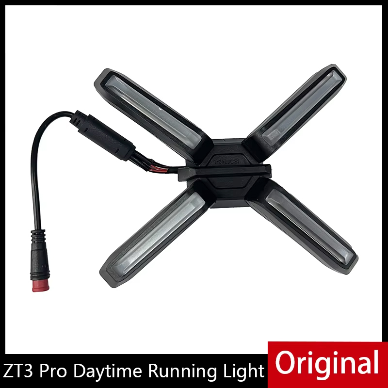 オリジナルヘッドライト Ninebot ZT3 プロ電動スクーター X 字型フロントライトデイタイムランニングライト部品アクセサリー