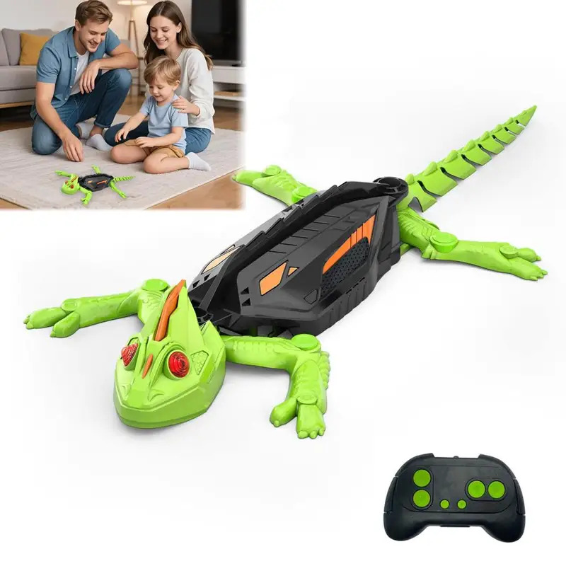 リモートコントロールクライミングウォールトカゲロボットバイオニックヤモリのおもちゃはガラス壁を登ることができますマジッククライミングペット子供用テクノロジーギフト