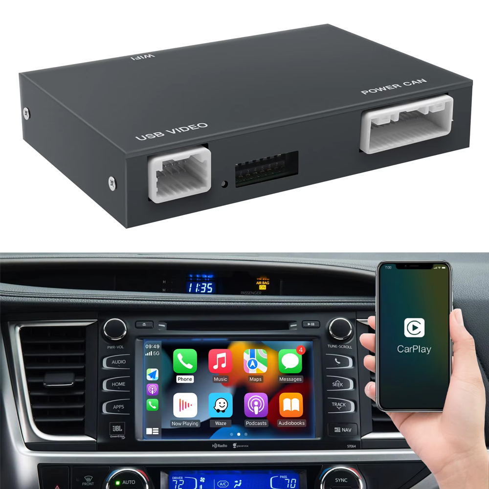 新しいワイヤレス Carplay Android 自動トヨタ CHR カローラ RAV4 カムリオーリスプリウスアベンシスハイランダー Touch2 Entune 2.0