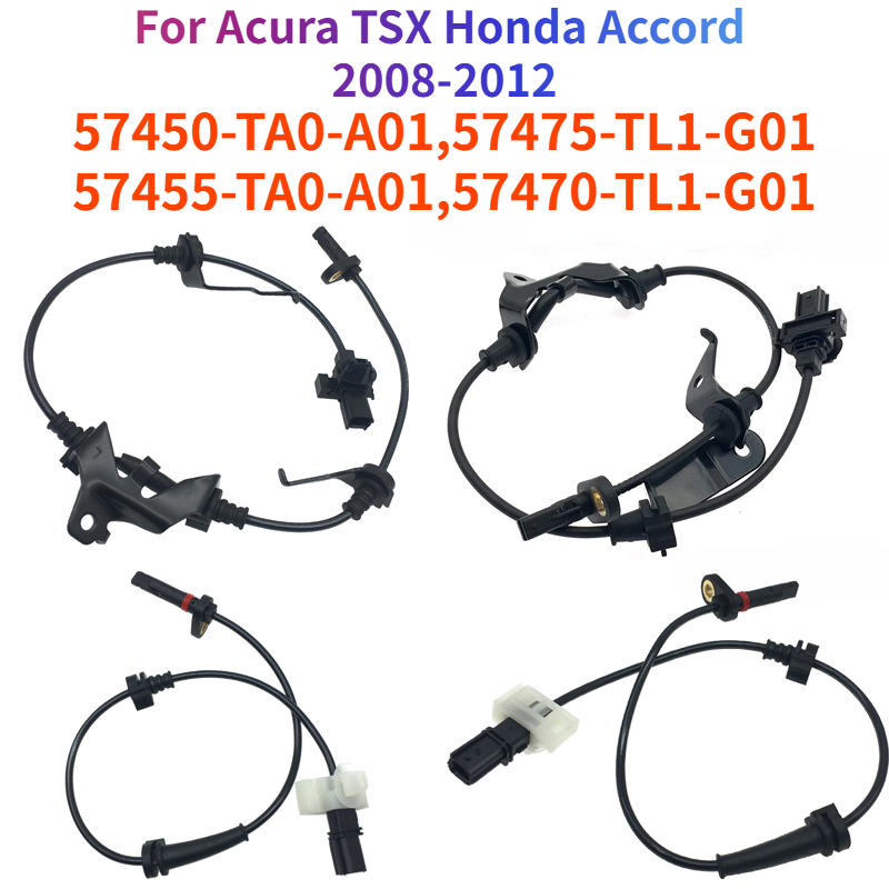 57450-TA0-A01 57475-TL1-G01 57455-TA0-A01 57470-TL1-G01 アキュラ TSX ホンダ アコード 2008-2012 ABS 車輪速センサー