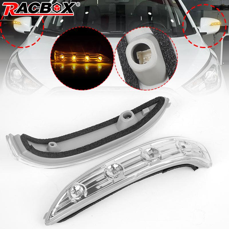 左右バックミラー LED ターンシグナルライトヒュンダイツーソン IX35 2010 2011 2012 2013 2014 876142S200 876242S200 車部品