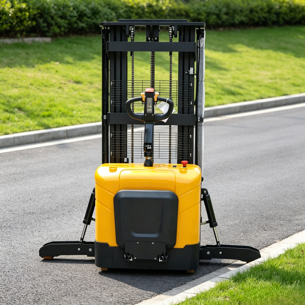 カスタマイズされたリフティングスタッカー全電動スタッカー 2000 キロ新しいポータブル油圧ハンドパレットトラック販売のための電動パレットスタッカー
