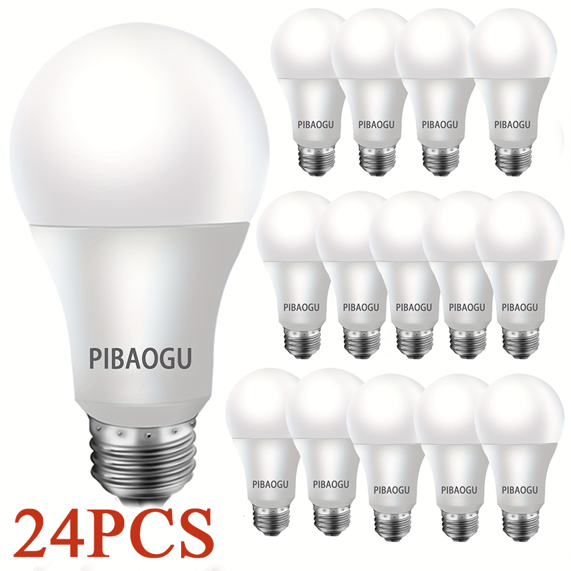 24 個 LED 電球ランプ E27 E14 B22 AC220V 電球 20 ワット 18 ワット 15 ワット 12 ワット 9 ワット 6 ワット 3 ワットランパーダリビングルームホーム LED ボンビージャ