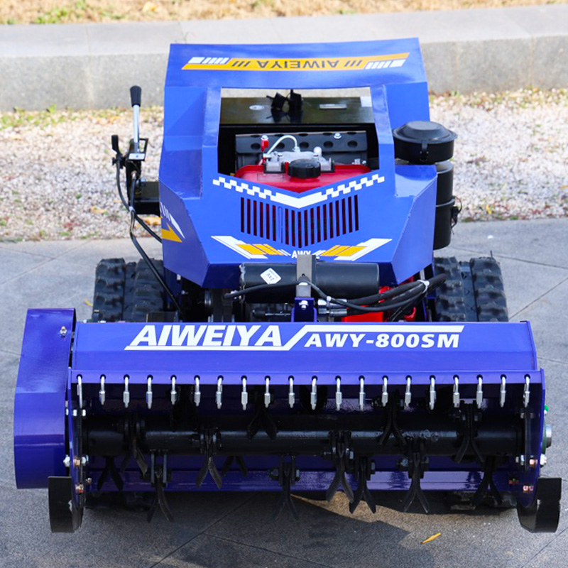 Customized Best Forestry Mulcher Crawler Mower 800mm 1000mm Mm Remote Control Rc Flail Brush Mower for Slope