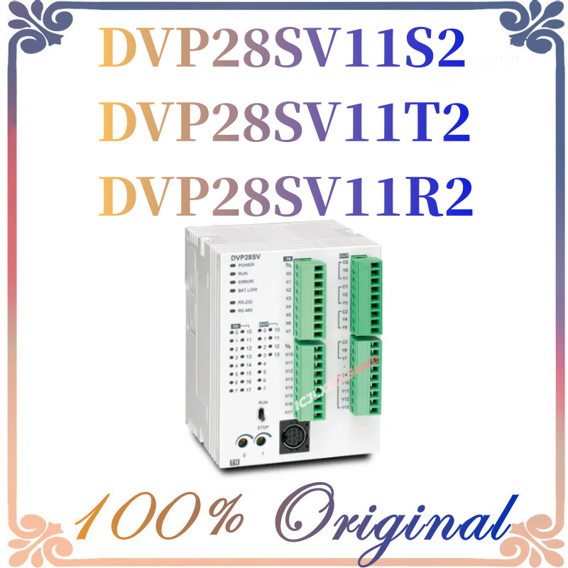 1 ピース/ロット新オリジナル PLC モジュール DVP28SV11S2 DVP28SV11T2 DVP28SV11R2 コントローラ在庫あり