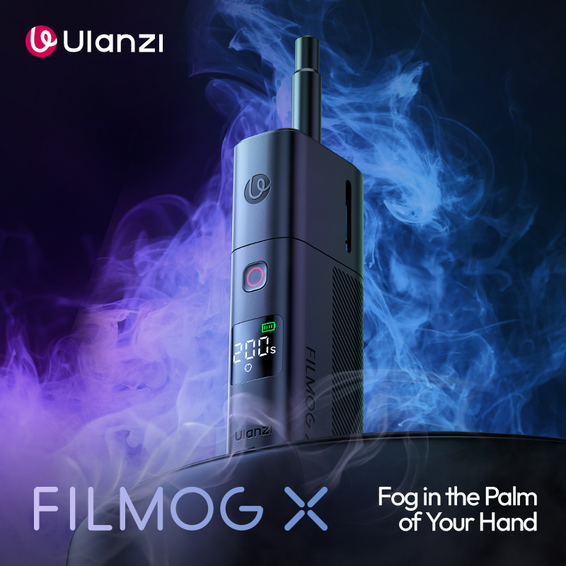 Ulanzi FM02 フォグマシン 30 ワットハンドヘルドドライアイススモークマシンスタジオビデオフィルムステージ効果ライブストリーミング Vlog 写真ツール