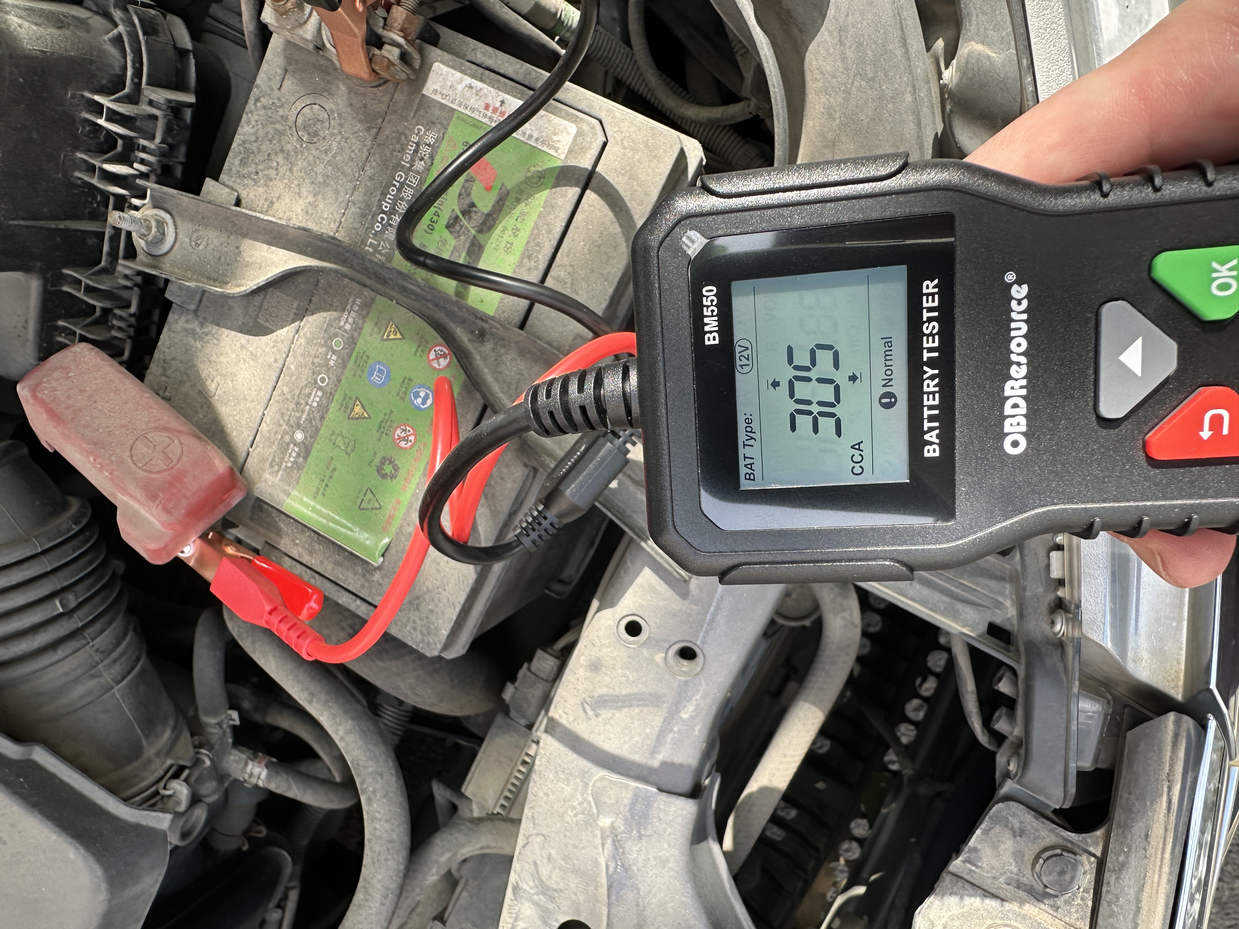 BM550 バッテリーテスター 6V 12V 24V バッテリーツール 100-2000 CCA バッテリーテスターバッテリーアナライザー