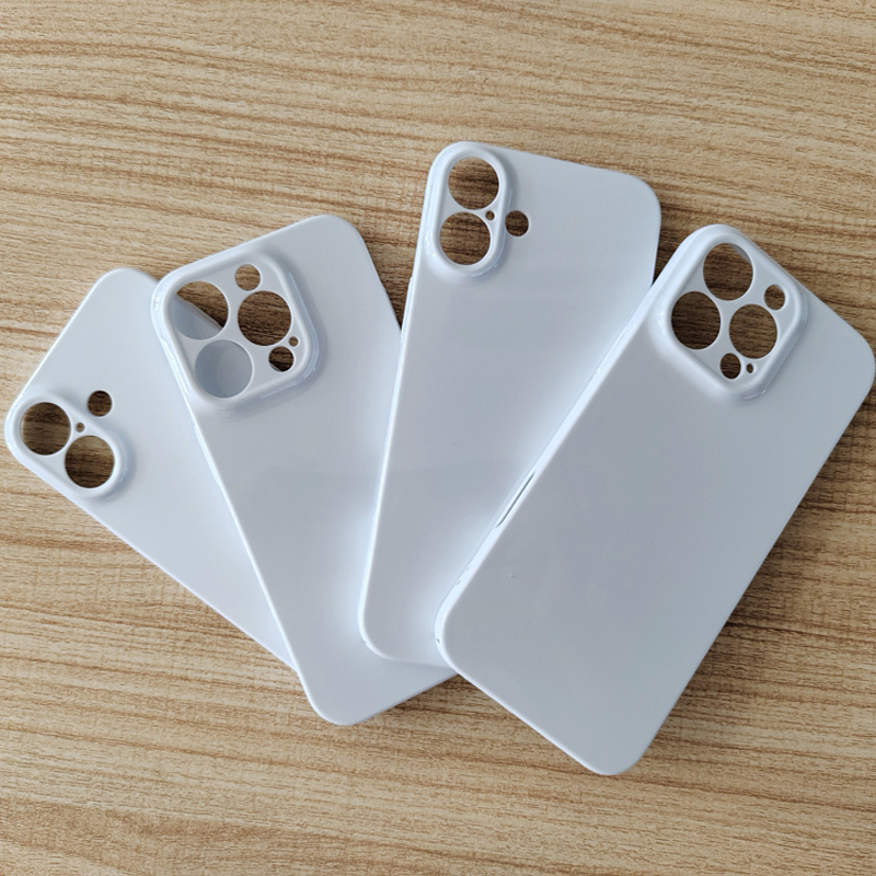 20 個 3D フィルム昇華ハードケース、ブランク電話ケース iPhone 11 12 13 14 15 16 17 プロマックス正確な穴フルラップケース