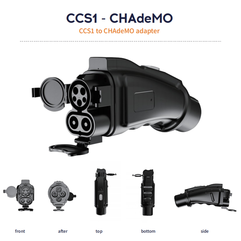CCS1 - CHAdeMO EV アダプタ 250A 250KW CCS Combo1 ステーション充電標準日本の DC 電気自動車充電器コネクタ