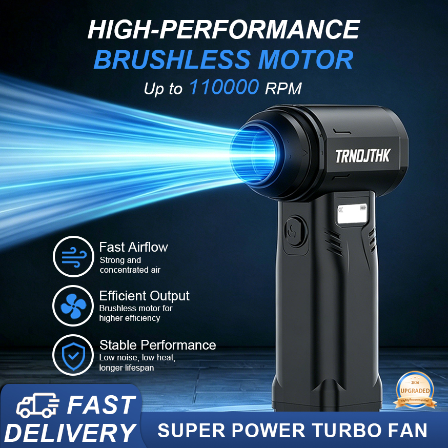 110,000 RPM ターボファン、電動エアダスター