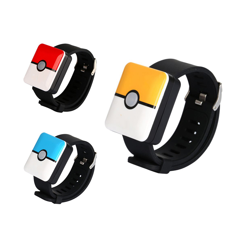Pokémon Go Plus 用キャッチブレスレット Bluetooth 充電式スクエアブレスレットリストバンド Android IOS 用