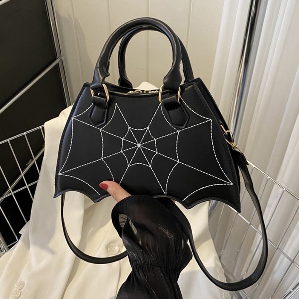 バットウィングスモールハンドバッグ女性のトップハンドルバッグハロウィンノベルティクロスボディバッグ女性のクリエイティブショルダーバッグアウトドアショッピングバッグ