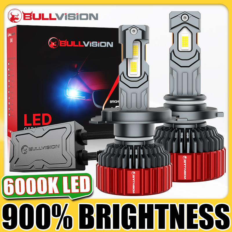 Bullvision G5 H7 H4 Led ランプダブル銅管 6000 18K LED 車 H1 H11 H8 HB3 9005 HB4 9006 9012 Led ヘッドライト電球 12V