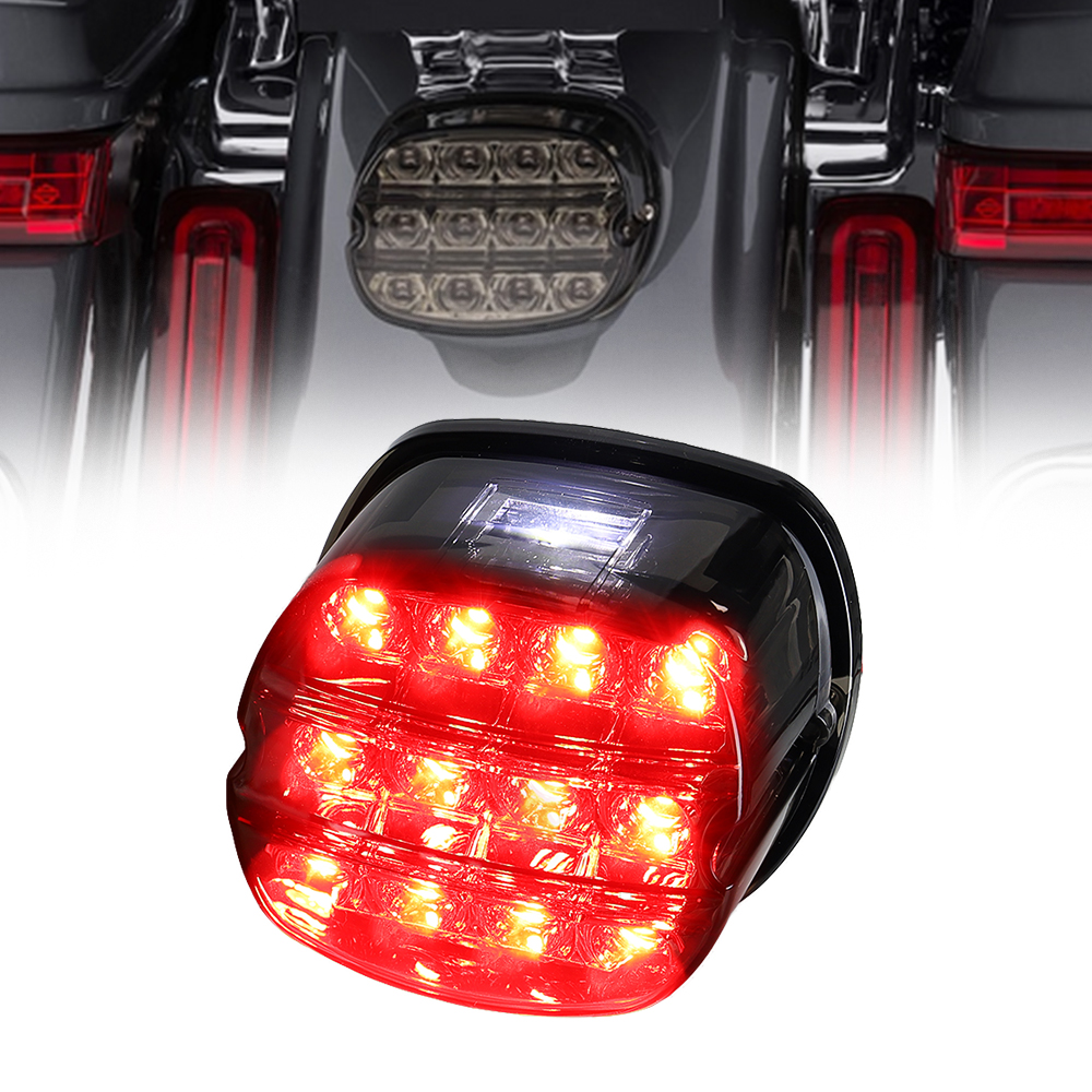 LED ブレーキ テール ライト オートバイ FLSTF ナイトトレイン ツーリング ソフテイル スポーツスター ロードキング エレクトラ ロード グライド用