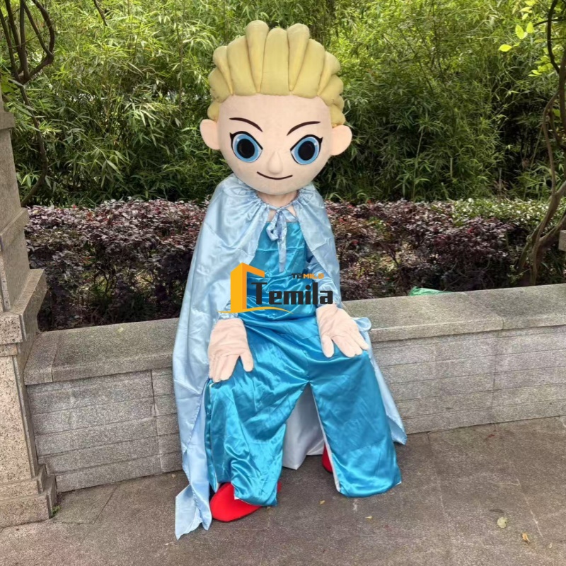 大人 Cos 冷凍プリンセスエルサアンナオラフマスコット衣装ファンシードレス誕生日パーティーサプライズ服スーツ広告ショー小道具