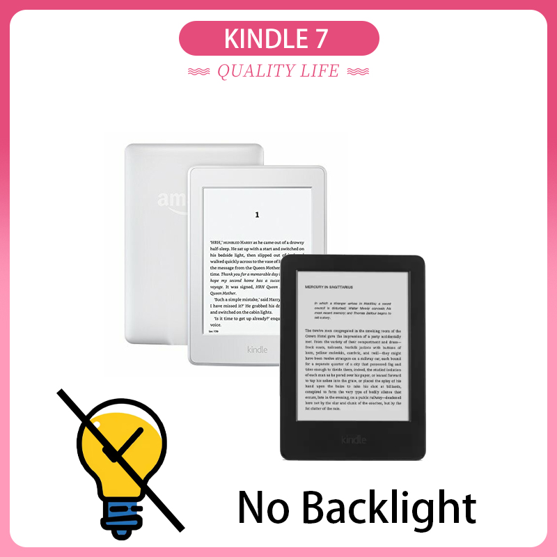 中古（新品ではありません） Kindle 7th 電子ブック リーダー 6 インチ バックライトなし 電子ブック 電子インク スクリーン WIFI 接続と複数の言語をサポート