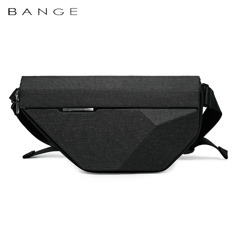 BANGE 男性オックスフォード防水多機能ハードショルダーバッグメッセンジャーチェストスリングクロスボディバッグ旅行 7.9 インチ iPad