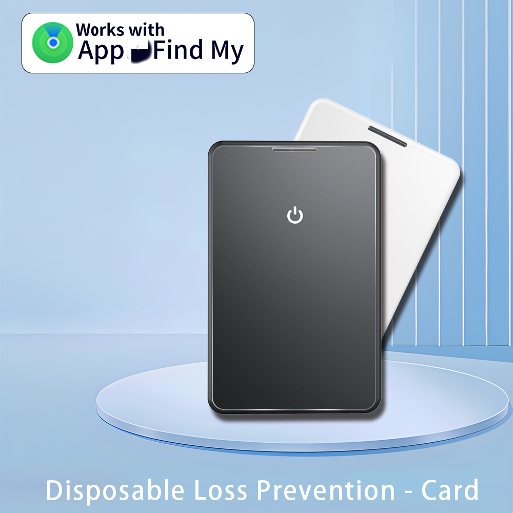 Apple Find My Certified Tracker Card 用 - 防水、使い捨て、充電不要、財布用バッテリー 9 か月