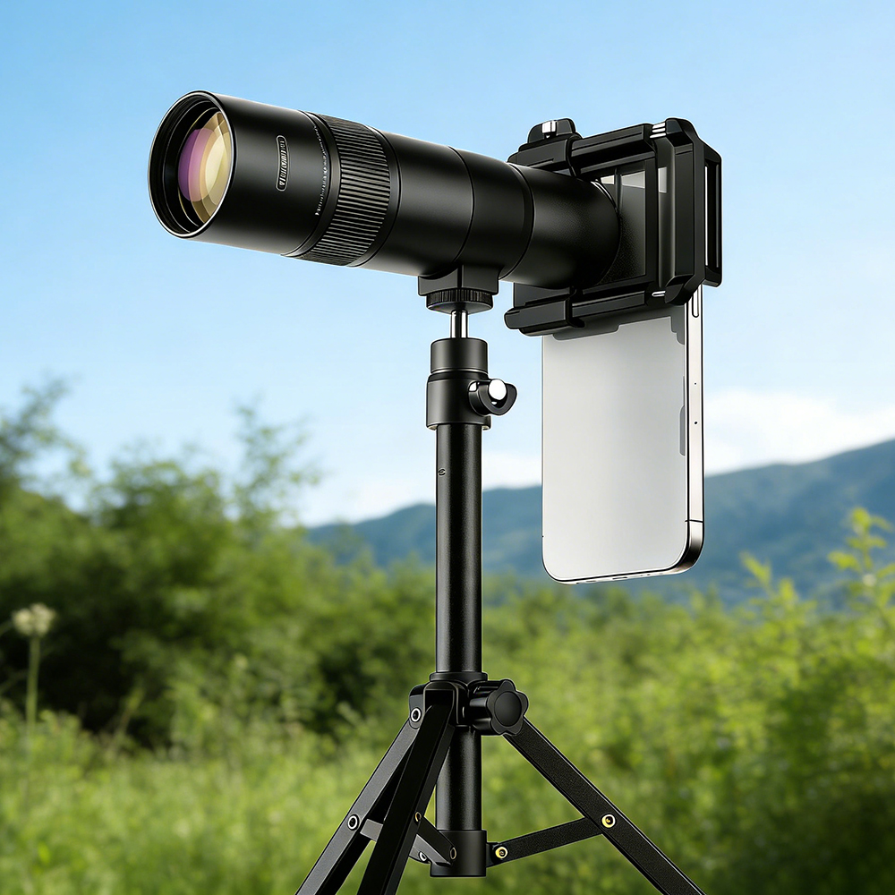 APEXEL 30x 超望遠レンズ単眼ユニバーサル電話プロフェッショナル望遠鏡三脚付き旅行キャンプバードウォッチング