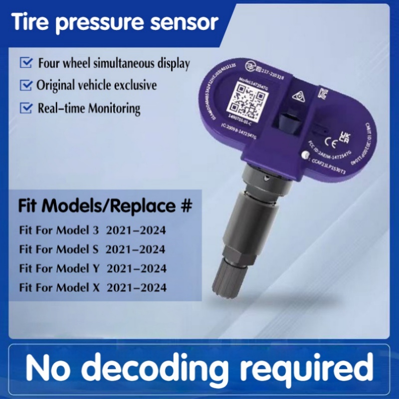 1PC Tpms センサー 2021 2022 テスラモデル 3 モデル Y モデル SX Bluetooth 1472547 1490701-01-B 149070101B 149070100B 1490701-00-B