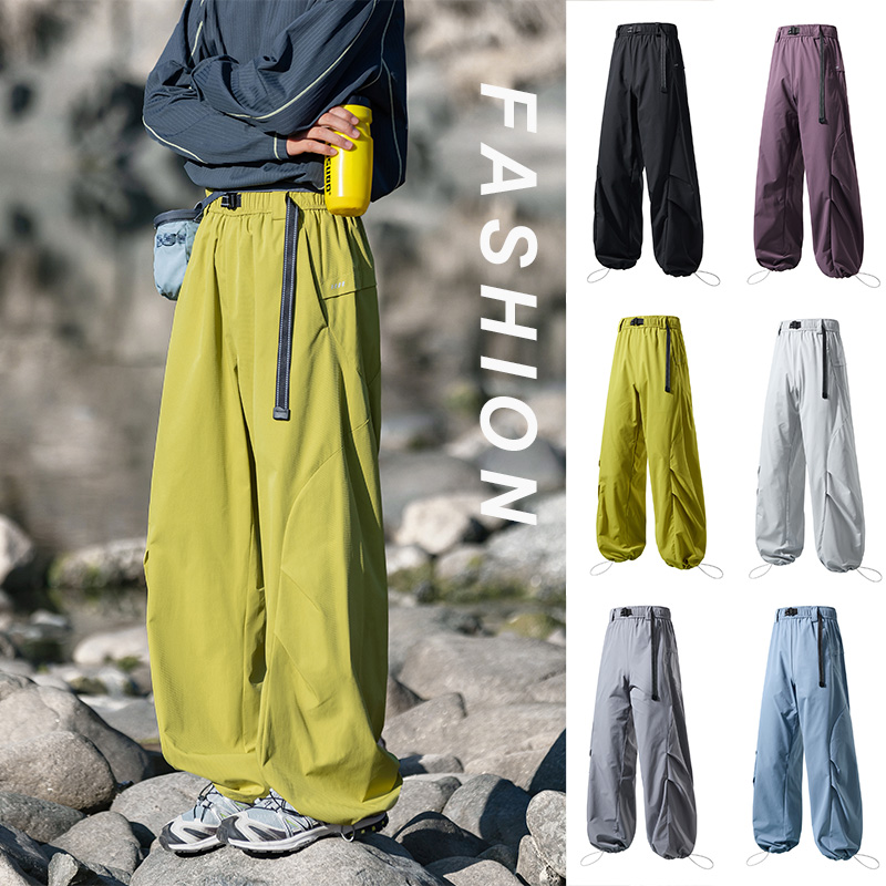 2026 新しい男性と女性の春と秋の登山空挺部隊カーゴパンツカジュアルパンツ抗スプラッシュと撥水