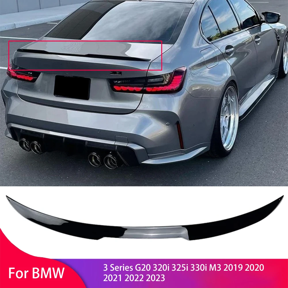 リアウイング BMW 3 シリーズ G20 320i 325i 330i M3 2019 2020 2021 2022 2023 テール固定翼スポイラートランク屋根蓋スポイラー