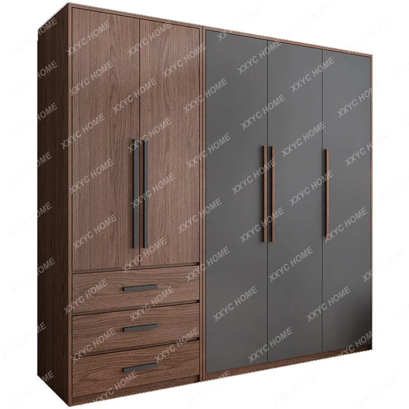 Y 黒モダンハンドルワードローブデザインエコ Doorable オーガナイザークローゼットワードローブ寝室収納服アルマリオ寝室の家具