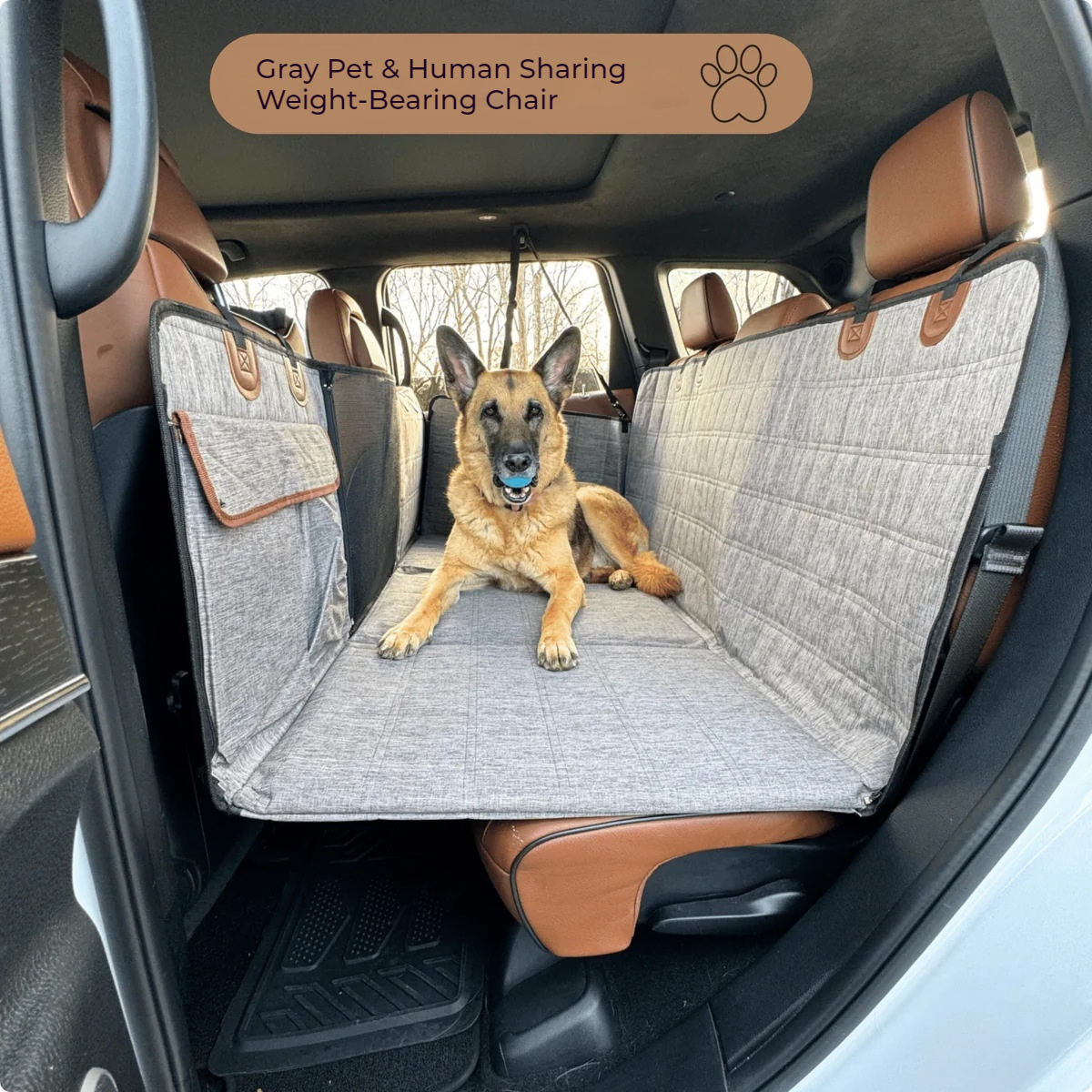 車の後部座席カバー大型犬旅行保護カバー車のトラック SUV 防水ペット拡張保護マットベアリング 130 キロ