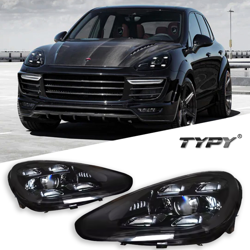 TYPY 車ポルシェカイエン 958.1 958,2 ヘッドライト 2011-2017 アップグレード 9Y0 新しい DRL ダイナミックターンシグナル LED ライトオートアクセサリー