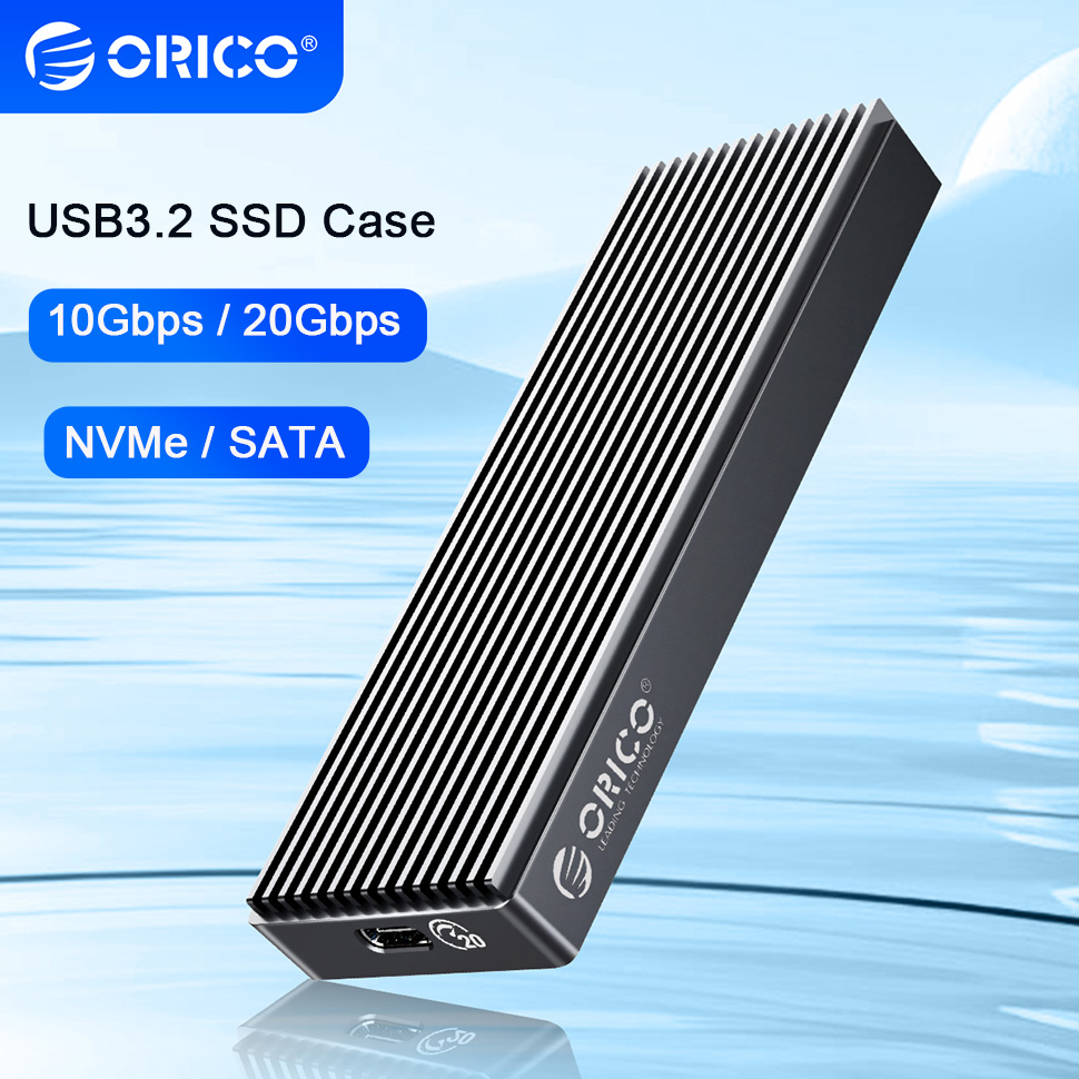 オリコ M.2 SATA NVMe エンクロージャ 10Gbps 外部 SSD ケースタイプ C USB A 3.2 Gen 2 ハードドライブディスクカバー M2 2230 収納ボックスハウス