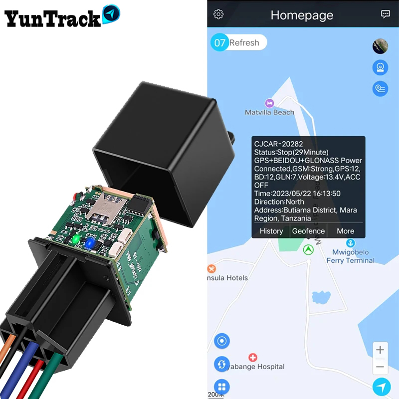 オートバイ車 4 グラム隠しリレー GPS トラッカーカットオフオイル曳航 ACC ステータス SMS アラームロケーター追跡システム無料 CJ730Plus
