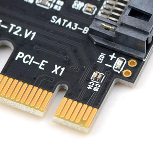 PCI-E SATA 1X 4X 8X 16X PCI-Eカード PCI Express - SATA 3.0 2ポート SATA III 6Gbps拡張アダプタボード（ASMedia 1061チップ搭載）