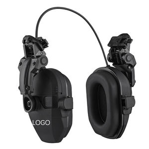 射撃用タクティカルヘッドセットの卸売、クイック/ウェイン製ヘルメット型フリップマイク付きノイズキャンセリングヘッドセット