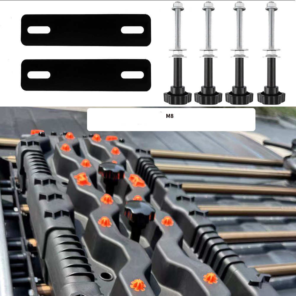 4X ユニバーサル トラクション ボード キット オフロード車用の取り付けが簡単なセーフティ リカバリー ボード マウント