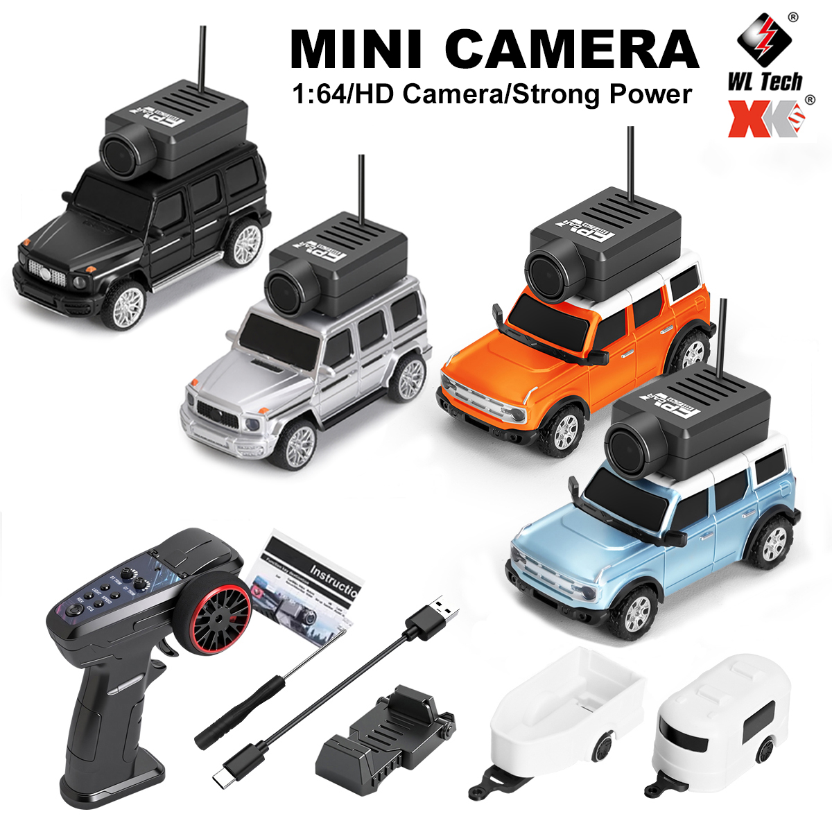 WLtoys 1/64 ミニ RC カー 720P FPV カメラ Wifi APP 制御 2.4G Reomte Contorl レーシング車両おもちゃ子供用 6405 6406