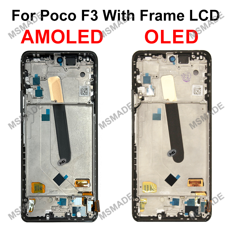 AMOLED シャオ mi ポコ F3 ディスプレイ M2012K11AG 液晶 F4 22021211RG 22021211RI スクリーンデジタイザアセンブリポコ F4 GT 21121210G 液晶