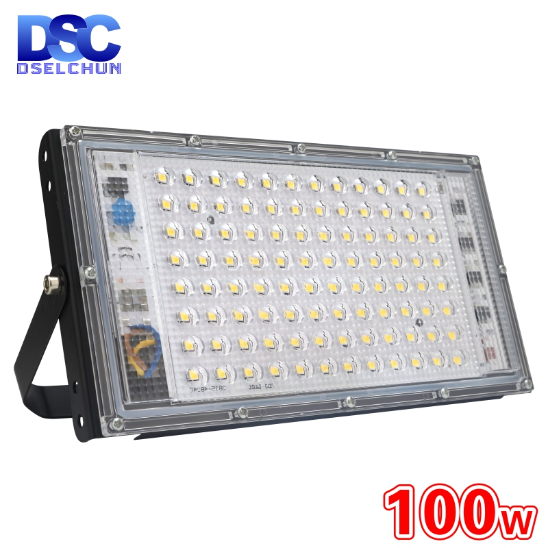 100 ワット LED フラッドライト AC 220V 230V 240V 屋外投光器スポットライト IP65 防水 LED 街路灯風景ガーデンライト