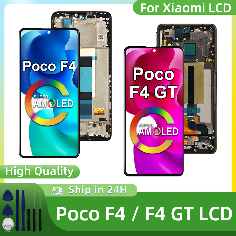 スーパー OLED POCO F4 GT ディスプレイ F4gt 21121210G ディスプレイタッチスクリーン XIAOMI POCO F4 液晶 22021211RG デジタイザ交換 TFT
