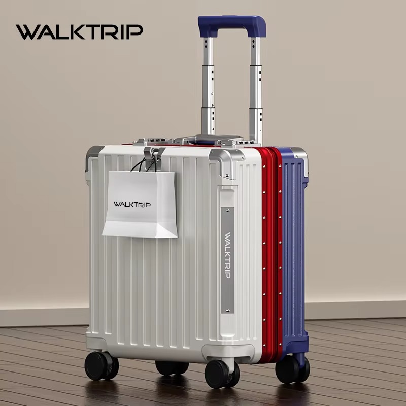 Walktrip 18 インチ ファッション ラゲッジ、PC ABS 素材、卸売工場価格、パスワード ロック付き子供用機内持ち込みスーツケース