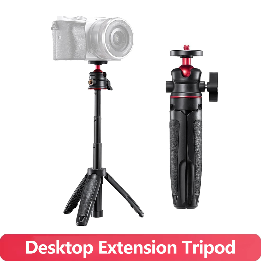ポータブルミニデスクトップ拡張三脚 360° ボールヘッド Selfie スティックカメラ GoPro Insta360 X5 X4 DJI OSMO アクション 6 5 Vlog ライブ用