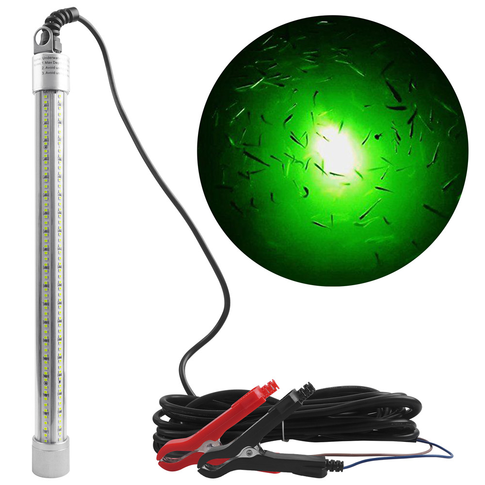 80 ワット水中集魚灯超高輝度 7600 ルーメン 12V LED 水中釣り餌ファインダーディープドロップ夜集魚灯