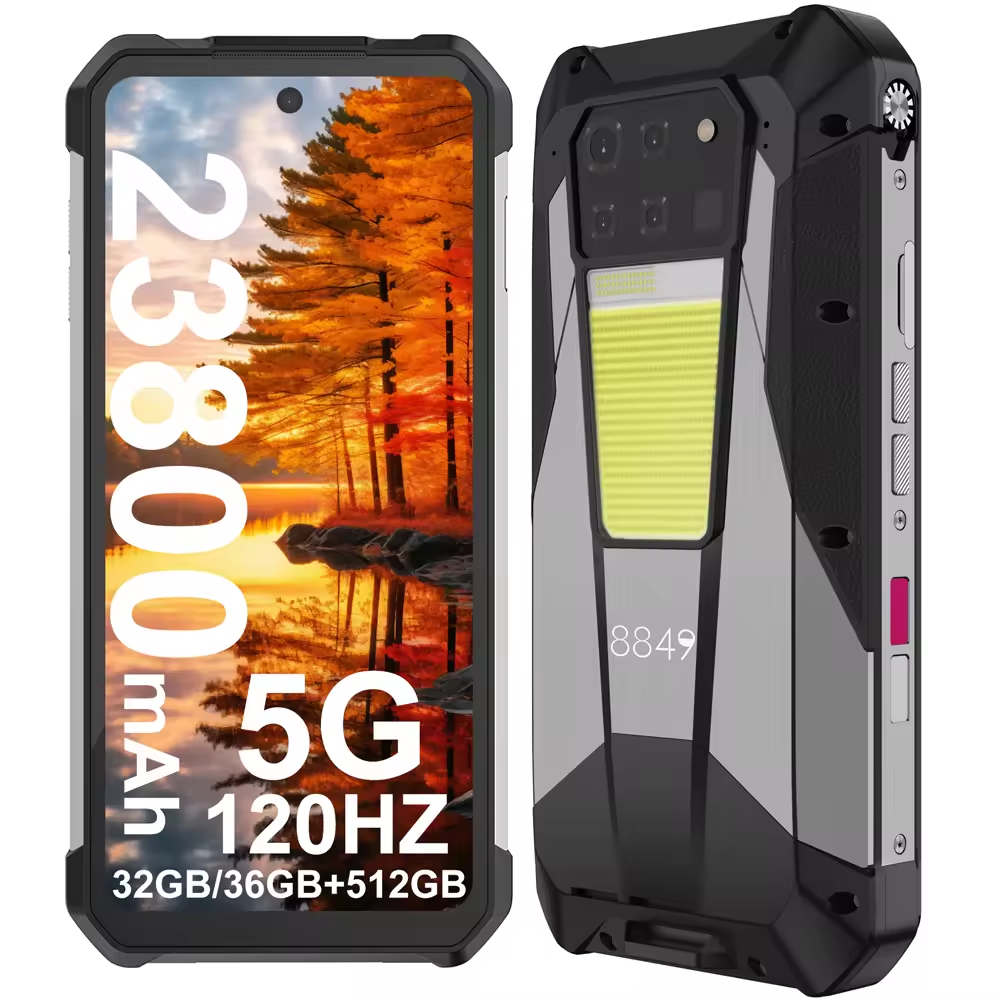 プロジェクター スマートフォン Unihertz Tank 3 Pro 5G 16GB + 512GB ナイトビジョンカメラ 23800mAh バッテリー 6.79 インチ Android 13 携帯電話
